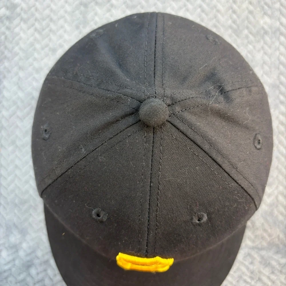 Pittsburgh Pirates MLB OC Sports Youth Black Baseball Hat Yellow P Logo Cap